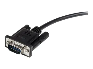 StarTech .com Câble série DB9 RS232 noir en liaison directe 3 m - miniature 4