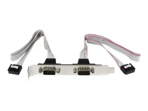 StarTech .com Support de port série DB9 16 pouces à 2 ports vers en-tête 10 broches - miniature 1