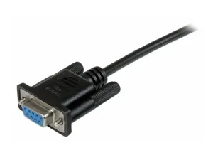 StarTech .com Câble null modem série DB9 RS232 de 1m - miniature 4