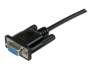 StarTech .com Câble null modem série DB9 RS232 de 2m - miniature 3