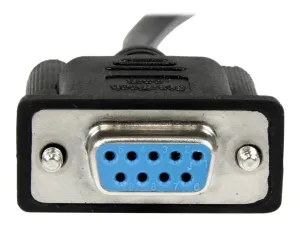 StarTech .com Câble null modem série DB9 RS232 de 2m - miniature 2