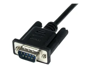 StarTech .com Câble Null Modem Croisé Série RS232 DB9 1 m - miniature 2