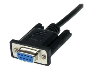 StarTech .com Câble Null Modem Croisé Série RS232 DB9 1 m - miniature 4