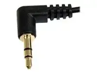 StarTech .com Câble audio stéréo Mini-Jack 3,5mm slim à angle droit de 1,8 m - miniature 3