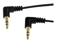 StarTech .com Câble audio stéréo Mini-Jack 3,5mm slim à angle droit de 1,8 m - miniature 2