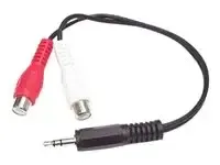 StarTech .com Câble adaptateur audio Mini-Jack 3,5 mm mâle vers 2x RCA femelle - miniature 3