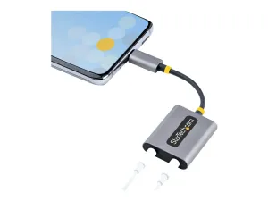 StarTech .com Adaptateur Casque USB-C, Double Casque USB-C avec Entrée Mic - miniature 3