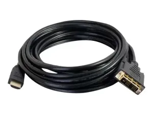 C2G Câble HDMI vers DVI de 0,5 m (1,6 pi) - miniature 1