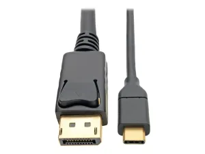 Eaton Tripp Lite Series USB-C to DisplayPort Cable, 4K @ 60Hz, Thunderbolt 3, USB Type C, USB-C, USB Type-C, 6' 6ft. - miniature 1