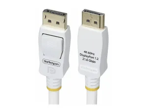 StarTech .com 10ft White VESA Certified DisplayPort 1.2 Cable with Latches - miniature 3