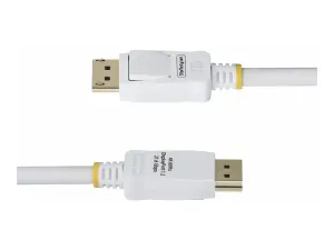 StarTech .com 10ft White VESA Certified DisplayPort 1.2 Cable with Latches - miniature 2
