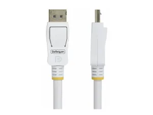 StarTech .com 10ft White VESA Certified DisplayPort 1.2 Cable with Latches - miniature 4