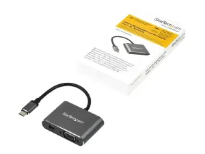 StarTech .com CDP2MDPVGA Adaptateur multiport USB-C vers Mini DisplayPort ou VGA - miniature 3