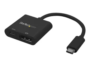 StarTech USB C to DisplayPort Adapter with Power Delivery, 4K 60Hz HBR2, USB Type-C to DP 1.2 Monitor/Display Video Converter w/ 60W PD Pass-Through Charging, Thunderbolt 3 Compatible - miniature 3