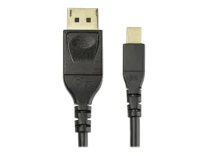 StarTech 3ft (1m) VESA Certified Mini DisplayPort to DisplayPort 1.4 Cable, 8K 60Hz HBR3 HDR, Super UHD mDP to DP 1.4 Cord, Slim (34 AWG) Ultra HD 4K 120Hz, Monitor/Video Cable - miniature 1