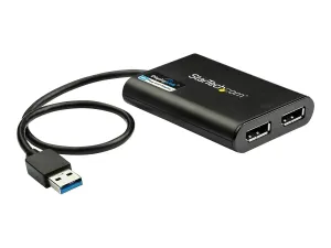 StarTech Adaptateur USB 3.0 vers double DisplayPort 4K 60 Hz
