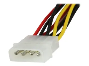 StarTech .com Câble répartiteur d'alimentation en Y LP4 vers 2 SATA à angle droit et verrouillage 30 cm - miniature 3
