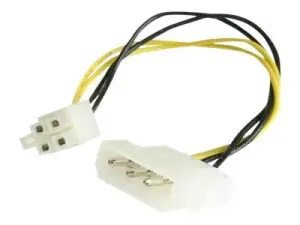 StarTech .com Adaptateur Molex 15,2cm vers P4/ATX, Câble Molex LP4 vers P4 - miniature 4