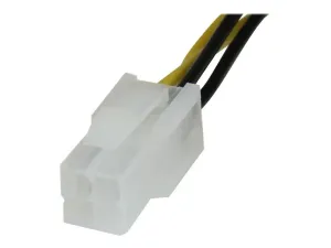 StarTech .com Câble d'extension d'alimentation processeur P4 4 broches ATX12V 20 cm -M/F - miniature 2