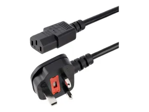 StarTech .com Câble d'Alimentation pour PC UK, BS 1363 à C13, 18AWG - miniature 2