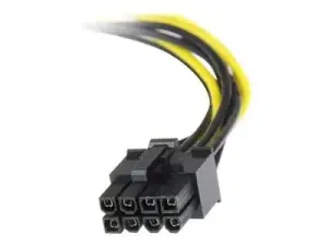 StarTech .com Câble adaptateur d'alimentation LP4 vers carte vidéo Express PCI 8 broches de 15 cm - miniature 4