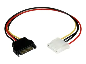StarTech .com Câble adaptateur d'alimentation interne SATA vers LP4 (4 broches) 30 cm - miniature 2