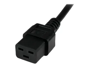 StarTech .com Cordon d'alimentation Schuko CEE7 vers IEC 320 C19 de 2m pour ordinateur - miniature 2