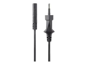 StarTech .com Cordon d'alimentation bipolaire standard EU vers IEC 320 C7 1m pour PC portable - miniature 2
