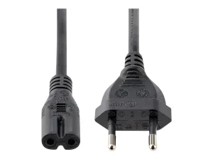 StarTech .com Cordon d'alimentation bipolaire standard EU vers IEC 320 C7 1m pour PC portable - miniature 3