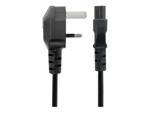 StarTech .com Cordon d'alimentation en trèfle BS1363 vers IEC 320 C5 2m pour PC portable - miniature 2