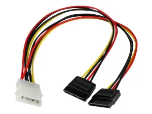 StarTech .com Câble d'Alimentation Adaptateur en Y Molex vers Double SATA - miniature 5
