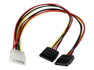 StarTech .com Câble d'Alimentation Adaptateur en Y Molex vers Double SATA