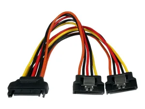 StarTech .com Câble répartiteur en Y d'alimentation SATA vers 2x SATA avec verrouillage - miniature 1