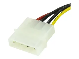 StarTech .com Câble adaptateur d'alimentation LP4 vers SATA de 15 cm - miniature 2