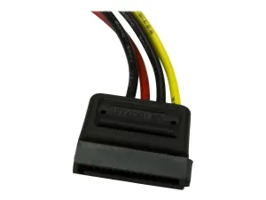 StarTech .com Câble adaptateur d'alimentation LP4 vers SATA de 15 cm - miniature 4