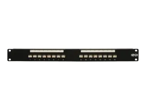Eaton Tripp Lite Series 16-Port Fiber Patch Panel 62.5/125 or 50/125 LC/LC 1URM - miniature 5