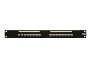 Eaton Tripp Lite Series 16-Port Fiber Patch Panel 62.5/125 or 50/125 LC/LC 1URM - miniature 4