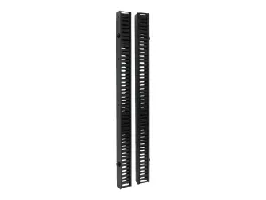 Eaton Tripp Lite Series Rack Enclosure Cabinet 6ft VRT Cable Manager Dbl Finger Duct - miniature 1