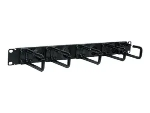 Eaton Tripp Lite Series Rack Enclosure Cabinet Horizontal Cable Ring Flexible 1URM - miniature 3