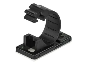 StarTech .com 100 Pinces Attache Câbles Adhésives Noir, Organiseur Câbles Réseau/Ethernet/Bureau/Ordinateur, Range Câbles Bureau Autocollant, Pince Nylon Autocollante Ignifugée UL/94V-2 (CBMCC2) - miniature 3