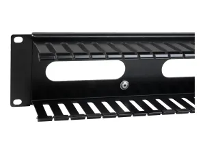 StarTech .com Panneau / Goulotte de gestion de câbles horizontal 2U pour rack de serveur - miniature 3