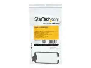 StarTech .com Anneau Métallique Gestion de Câbles Vertical pour Racks de Serveur 1U - miniature 4