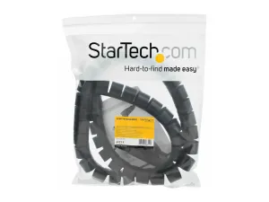 StarTech .com Gaine spirale range-câble en noir - miniature 1