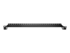 StarTech .com 1U Rack Mountable Cable Lacing Bar w/Adjustable Depth, Cable Support Guide For Organized 19" Racks/Cabinets, Horizontal Cable Guide For Patch Panels/Switches/PDUs - miniature 5