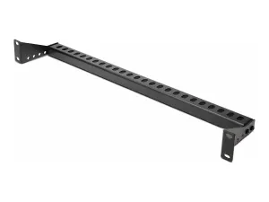 StarTech .com 1U Rack Mountable Cable Lacing Bar w/Adjustable Depth, Cable Support Guide For Organized 19" Racks/Cabinets, Horizontal Cable Guide For Patch Panels/Switches/PDUs - miniature 3