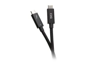 C2G 2.5ft Thunderbolt 4 USB C Cable - miniature 2