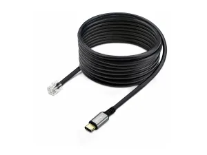 StarTech .com USB-C to RJ9 Adapter for Office Phone Handset or Wired/Wireless Headset, Use Existing Landline Hardware, 6ft/1.8m, For Laptop/Desktop Computer/Mobile - miniature 3