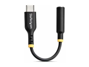 StarTech .com USB-C Audio Adapter to 3.5mm TRRS Jack, Headphone Aux Dongle - miniature 5