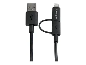 StarTech .com Câble Lightning 8 broches ou Micro USB vers USB de 1 m - miniature 4
