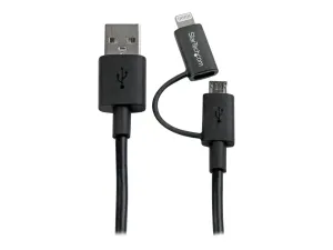StarTech .com Câble Lightning 8 broches ou Micro USB vers USB de 1 m - miniature 3